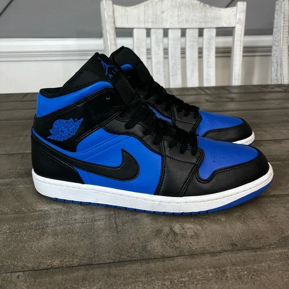 Nike Air Jordan 1 Mid VarsityRoyal Men's Size 10